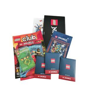 The Ultimate Ninjago Fan Bundle: Tin Sign, Stickers, Bag Tags, Book, Magazine,